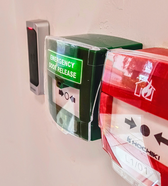 Emergency door release